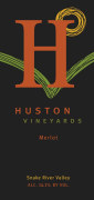 Huston Vineyards Merlot 2012 Front Label