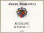 Weingut Losen-Bockstanz Riesling Kabinett 2012 Front Label