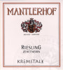 Weingut Mantlehof Zehetnerin Riesling 2013 Front Label