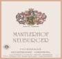 Weingut Mantlehof Hommage Neuburger 2014 Front Label