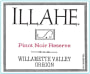Illahe Vineyards and Winery Reserve Pinot Noir 2008 Front Label