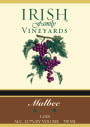 Irish Family Vineyards Malbec 2012 Front Label