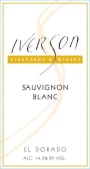 Iverson Vineyards & Winery Sauvignon Blanc 2014 Front Label