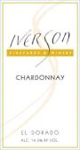 Iverson Vineyards & Winery Chardonnay 2014 Front Label