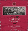 J. Albin Winery Pinot Gris 2011 Front Label