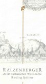 Weingut Ratzenberger Bacharacher Wolfshohle Spatlese Riesling 2010 Front Label
