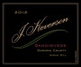 J. Keverson Winery Sangiovese 2012 Front Label