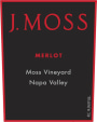 J. Moss Moss Vineyard Merlot 2011 Front Label