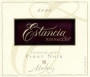 Estancia Pinot Noir 2000 Front Label