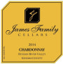 James Family Cellars LLC. Chardonnay 2014 Front Label
