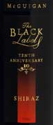 McGuigan Brothers Black Label Shiraz 2000 Front Label
