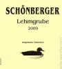 Weingut Schoenberger Lehmgrube 2009 Front Label