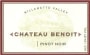 Ch. Benoit Estate Pinot Noir 1999 Front Label