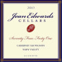 Jean Edwards Cellars Seventy Four-Forty One Cabernet Sauvignon 2013 Front Label