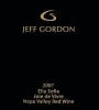 Jeff Gordon Cellars Ella Sofia Joie de Vivre Red 2007 Front Label