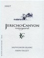 Jericho Canyon Vineyard Sauvignon Blanc 2007 Front Label