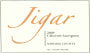Jigar Wines Cabernet Sauvignon 2009 Front Label