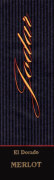 Jodar Vineyards & Winery Merlot 2012 Front Label