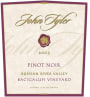 John Tyler Wines Bacigalupi Vineyard Pinot Noir 2003 Front Label