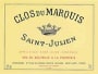 Clos du Marquis  1998 Front Label