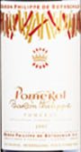 Baron Philippe de Rothschild Pomerol 1999 Front Label