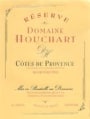 Domaine Houchart Cotes de Provence Rouge 2000 Front Label