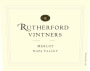 Rutherford Vintners Merlot 2008  Front Label