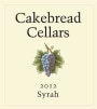 Cakebread Syrah 2012 Front Label
