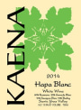 Kaena Wines Hapa Blanc 2014 Front Label