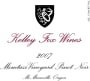 Kelley Fox Wines Momtazi Vineyard Pinot Noir 2007 Front Label