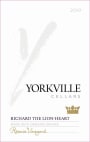 Yorkville Cellars Richard The Lion Heart 2010 Front Label