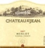 Chateau St. Jean Merlot 1997 Front Label