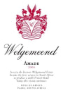 Welgemeend Estate Amade 2006 Front Label