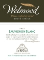 Welmoed Wines Sauvignon Blanc 2012 Front Label