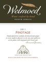 Welmoed Wines Pinotage 2011 Front Label