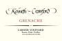 Kenneth-Crawford Larner Vineyard Grenache 2008 Front Label