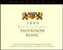 Bernardus Monterey County Sauvignon Blanc 2000 Front Label