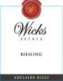 Wicks Estate Riesling 2015 Front Label
