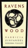 Ravenswood Barricia Vineyard Zinfandel 1998 Front Label