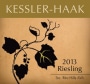 Kessler-Haak Vineyard and Winery Riesling 2013 Front Label