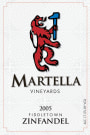 Michael Martella Zinfandel 2005 Front Label