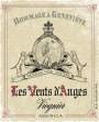 Keswick Vineyards Les Vents d'Anges Viognier 2015 Front Label