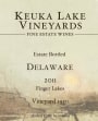 Keuka Lake Vineyards Vineyard 1950 Delaware 2011 Front Label
