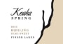 Keuka Spring Winery Semi-Sweet Riesling 2015 Front Label