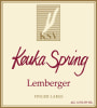Keuka Spring Winery Lemberger 2015 Front Label