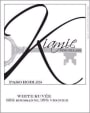 Kiamie Wine Cellars White Kuvee 2007 Front Label