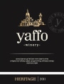 Yaffo Winery Heritage 2011 Front Label