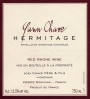 Yann Chave Hermitage 2013 Front Label