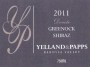 Yelland and Papps Devote Greenock Shiraz 2011 Front Label
