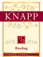 Knapp Vineyards Riesling 2014 Front Label